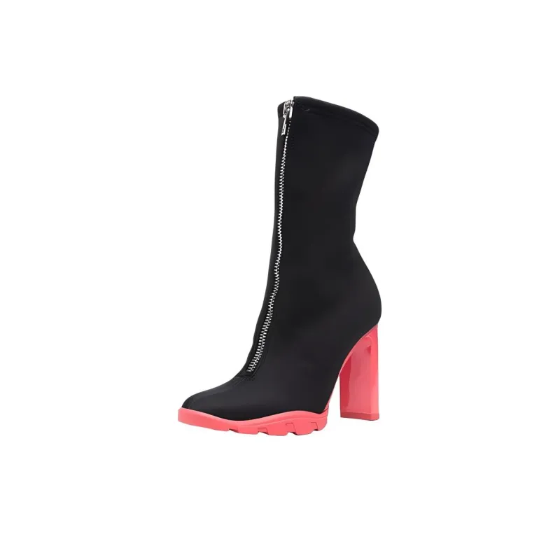 Alexander McQueen Tread Zip-up Ankle Boots-1