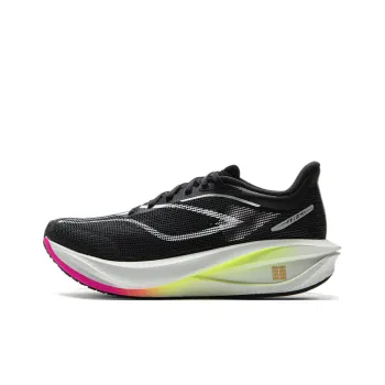 LiNing Flyer 5 Challenger Cushioned Slip Resistant Rebound Low Top Carbon Plate Running Shoes Women's Black