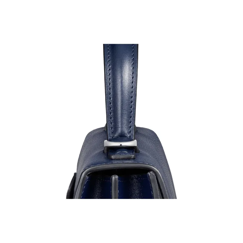 CARTIER Panthère De Cartier Cow Leather One Shoulder Handbags Mini Women's Navy-6