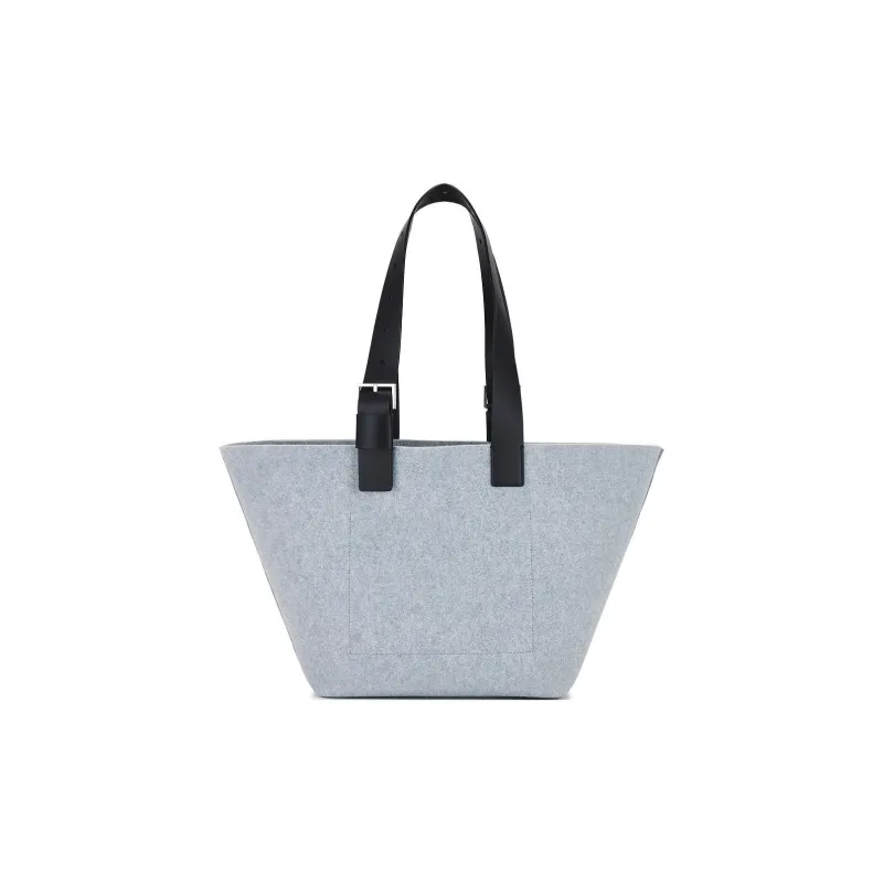 ALLSAINTS Leather Tote Bag Shopping Bag Shoulder Bags Women's Blue-2