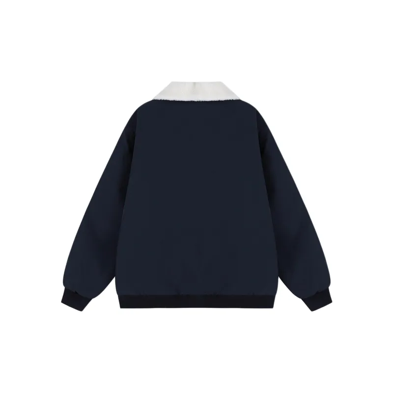 FOASIS Puffer Jacket Unisex Navy Blue-9