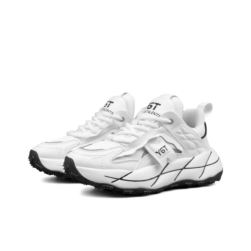 WENPU Height Increasing Lightweight Slip-Resistant Low-Top Chunky Sneakers Unisex-6