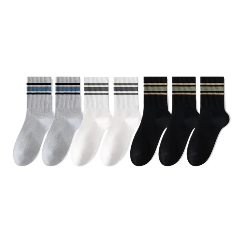 Cotton Gene Mid Calf Socks Men's 7 Pack-2