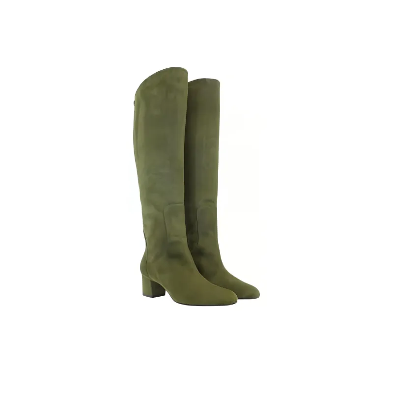 INES DE LA FRESSANGE Knee high Boots 5cm Women's Green-2