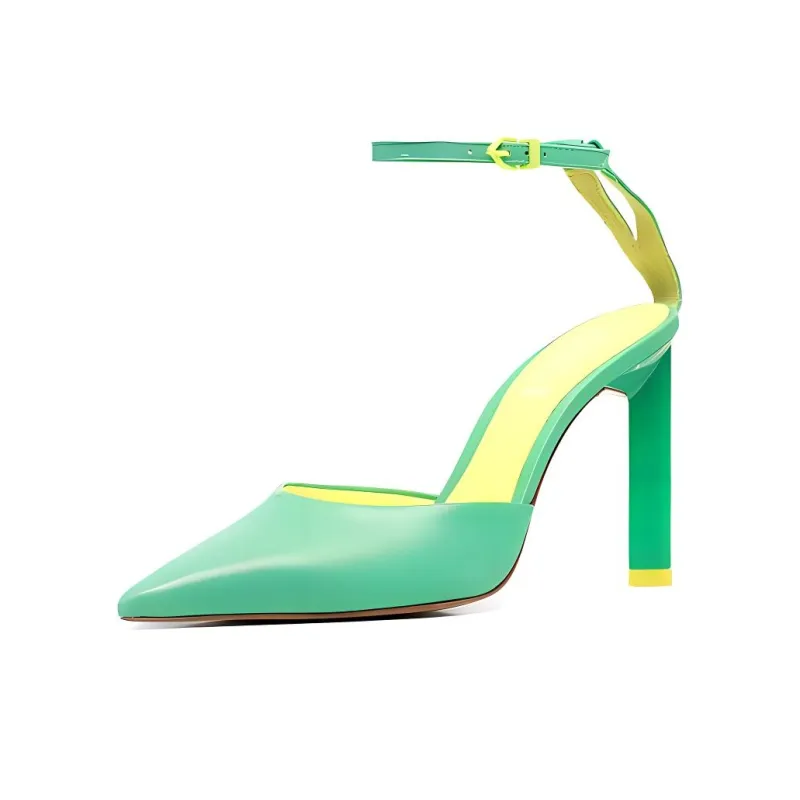 Schutz Pointed Leather Pumps-3