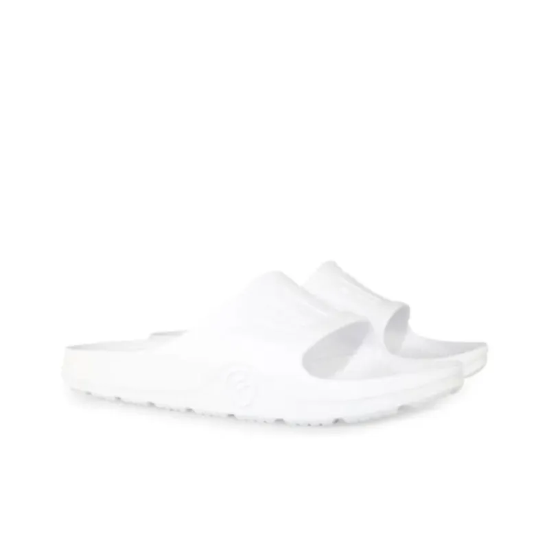 FREE TIE Slide Slippers Unisex White-1