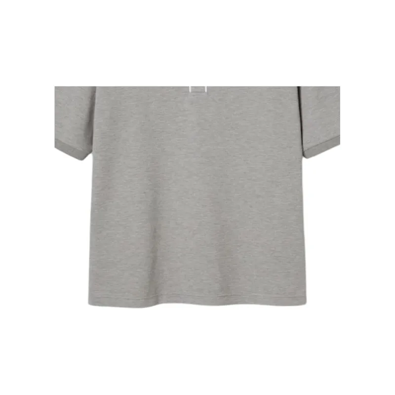 GUCCI Logo Embroidered Short Sleeve Polo Shirt-5