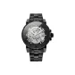 Transparent Frosted Black-Steel Band Style