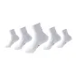 5 Pack White Red
