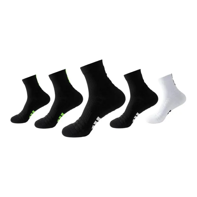 ROBINHOOD Basketball Socks Men's 5 Pack-2