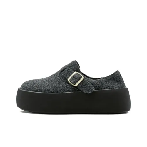 Little Sue Niche Design Minimalist Plain Commute Boken Trendy Versatile Fashion Casual Shoes Women's