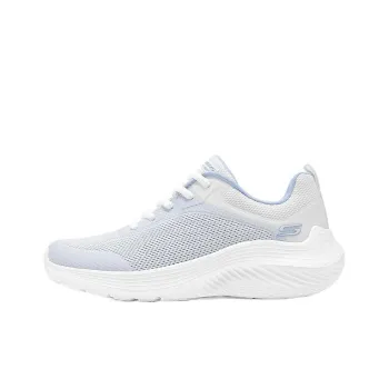 Skechers Bob's Anti Slip And Wear Resistant Breathable Low Top Running Shoes Women's Gray