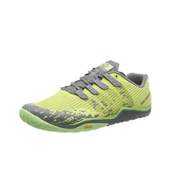 MERRELL Trail Glove 5 Anti-Slip Wear-Resistant Low-Top Trail Running Running Shoes Women's Yellow Gray