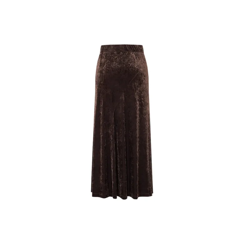 MOCO Casual Long Skirts Women's Brownie Color-1