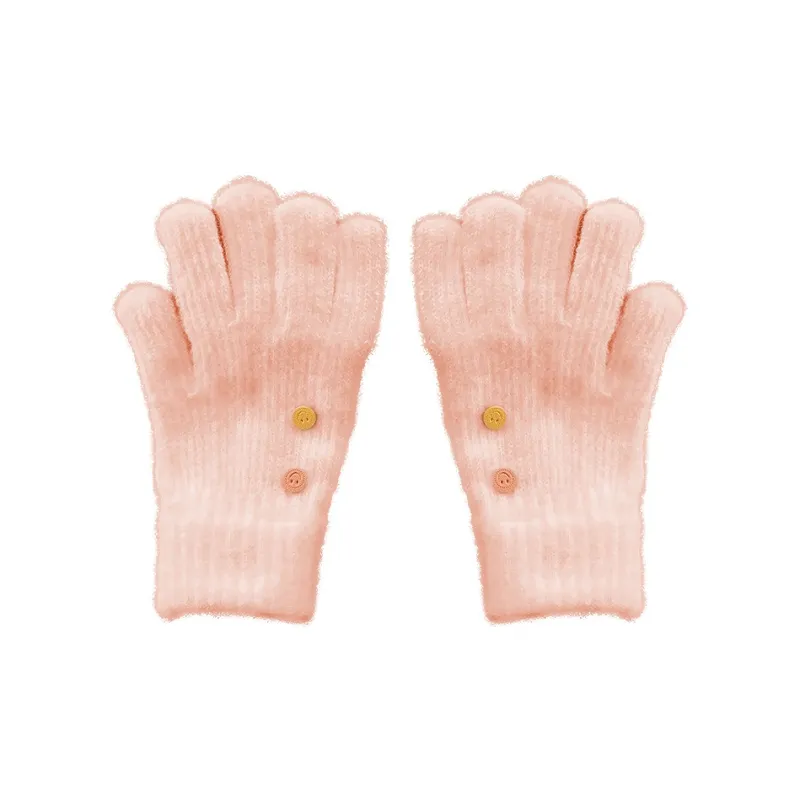 JKEM Acrylic Knit Gloves Unisex-3
