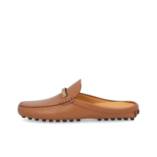 TOD'S Logo Engraved Slip On Sandals Women's
