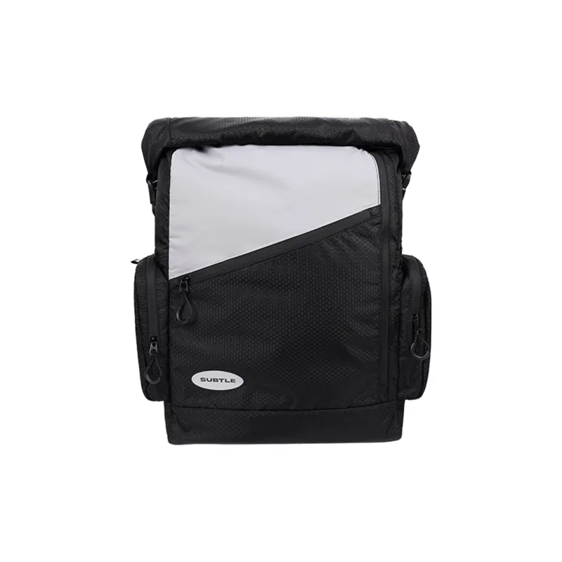 Subtle Fabric Backpack Regular Unisex Black/Gray/Beige Brown/Orange Red/Yellow Green-1