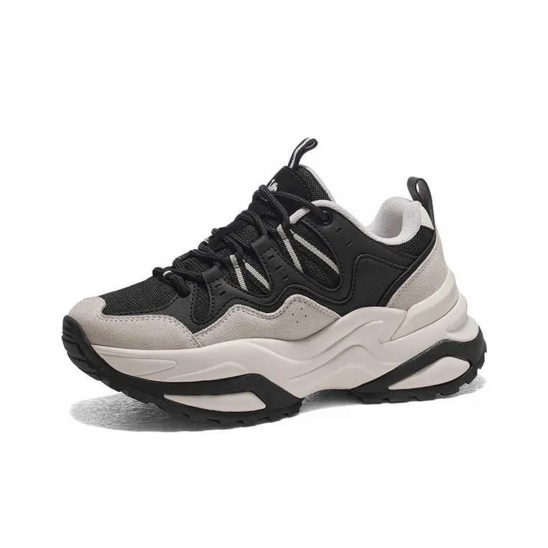 CAMEL Cushioned Wear Resistant Breathable Low Top Chunky Sneakers Men's Gray Brown-1
