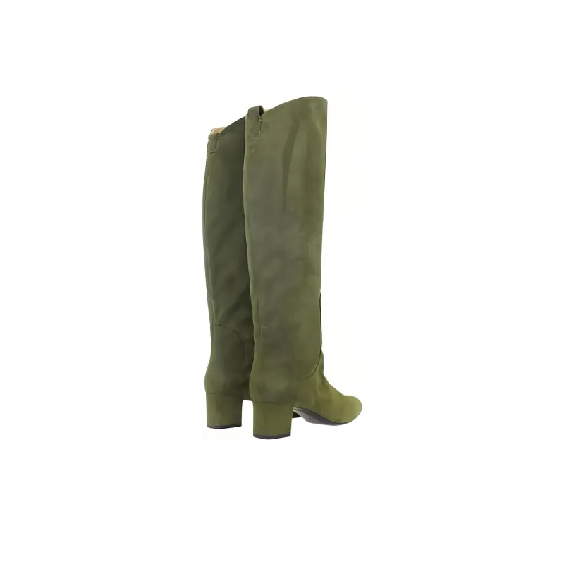 INES DE LA FRESSANGE Knee high Boots 5cm Women's Green-3