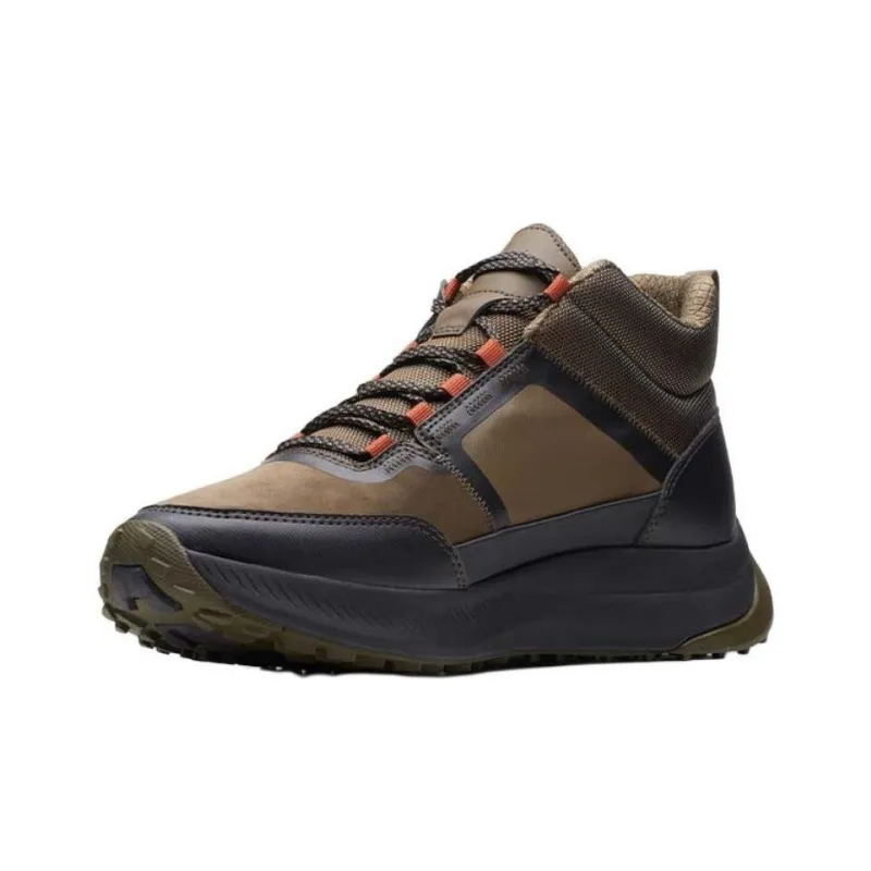 Clarks City Outdoor Collection Mid Top Casual Shoes Men's Olive Green-1