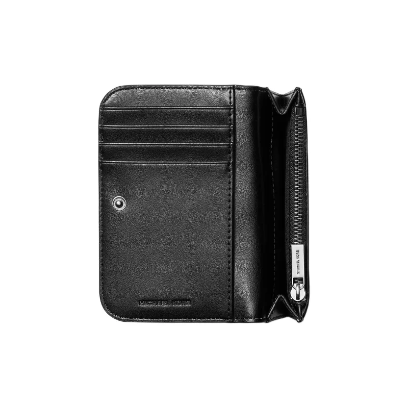 MICHAEL KORS Hudson Leather Wallet Men's White-2