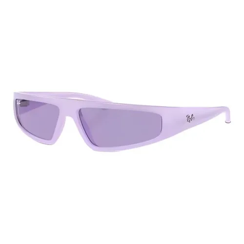 RayBan Injection-Molded Irregular Shape Sunglasses Women's Lilac