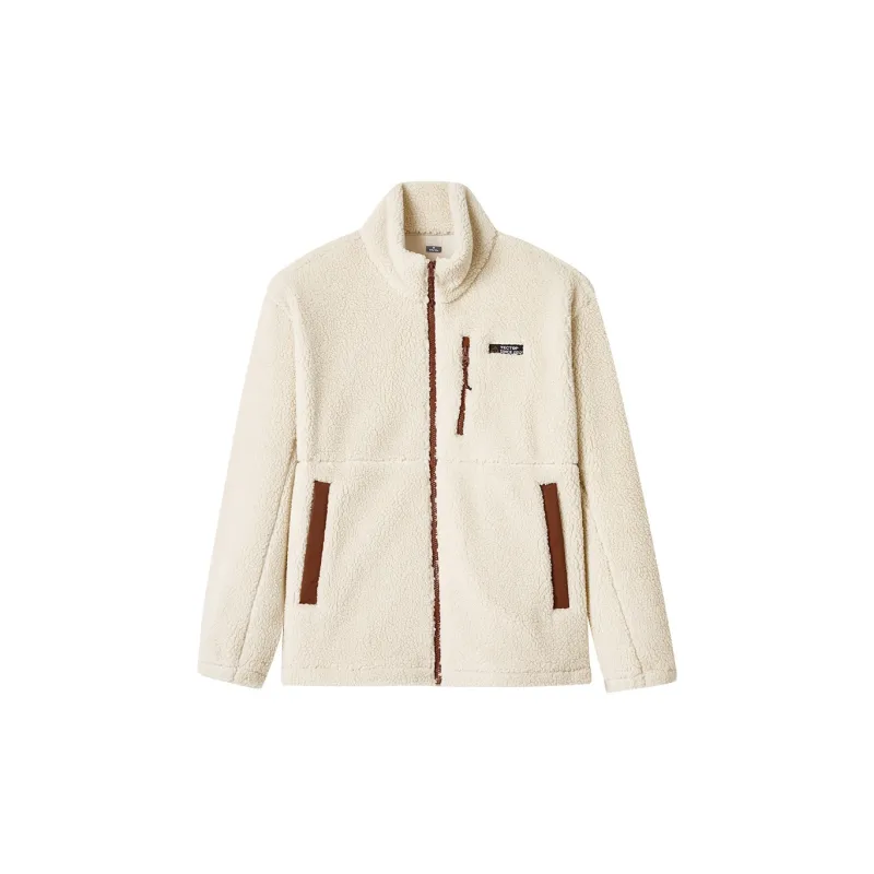 Tectop Velvet-feel Coat Unisex Antique Apricot-0