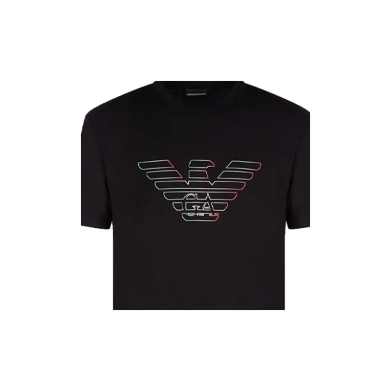 EMPORIO ARMANI T Shirts Men Black-4