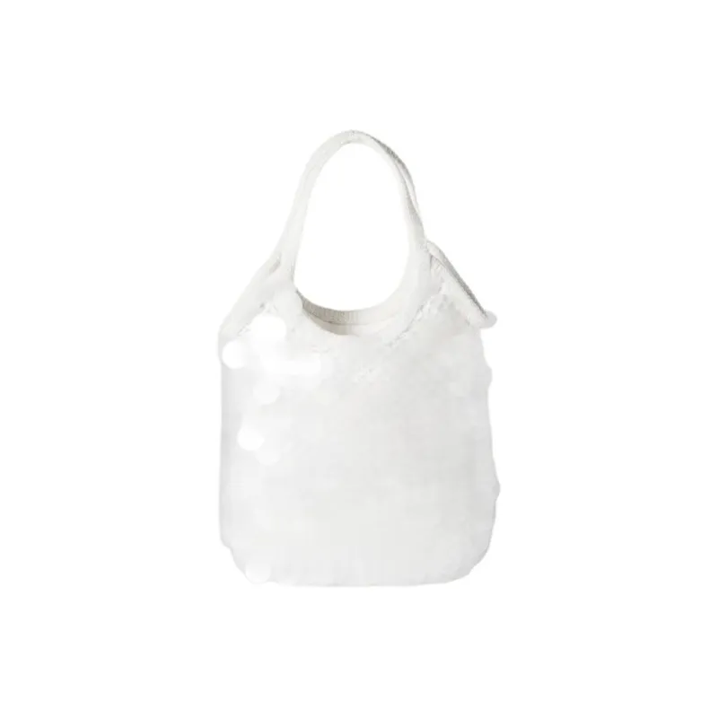 MIU MIU Ivy Cotton Shoulder Bag, Crossbody Bag, Handbag Women's White-2