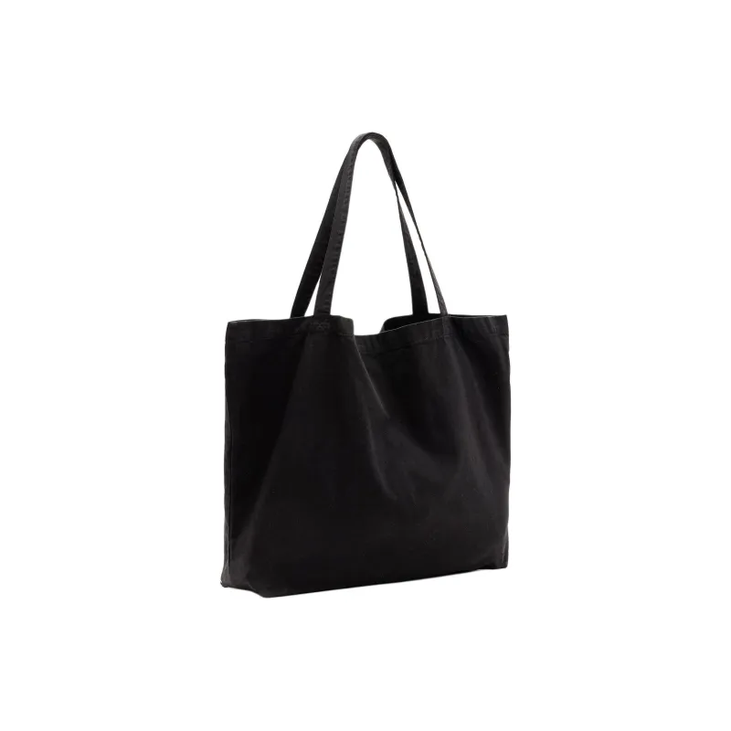 ALLSAINTS Cotton Tote Bag, Shopping Bag, Shoulder Bag Regular Men's Black-2