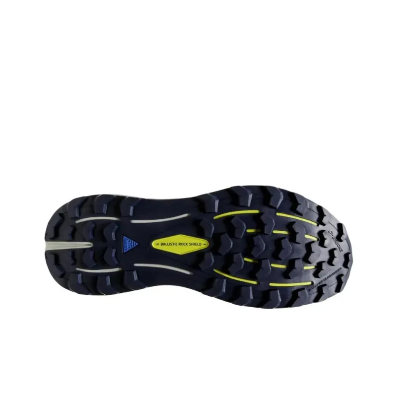 Brooks Cascadia 16 Anti-Slip Wear-Resistant Low-Top Running Shoes Men's Blue Black-4