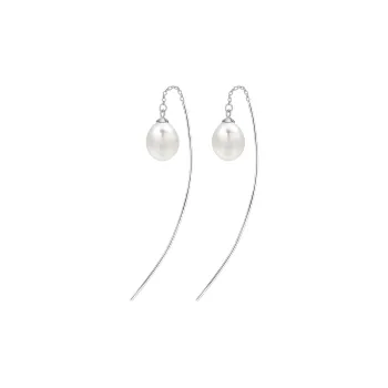LIANDUO Freshwater Pearl Drop Earrings Women's