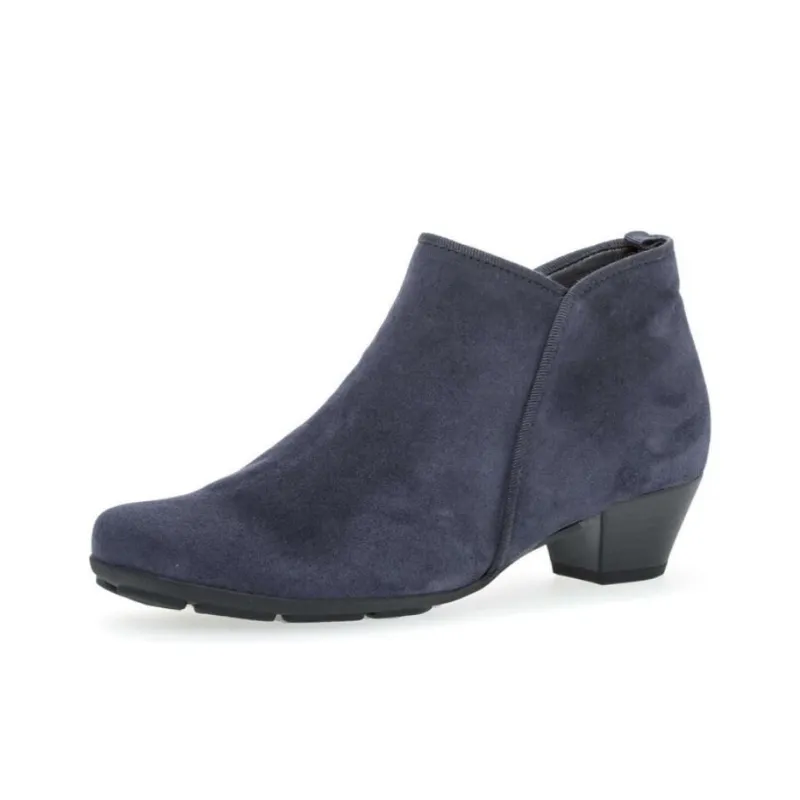 Gabor Fashion Ankle Boots 3.5cm Women's Blue-2
