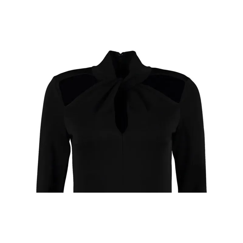 GIVENCHY Long Sleeved Dress Women's Black-4