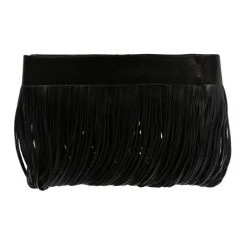 Alaia Leather Belt Unisex Black -