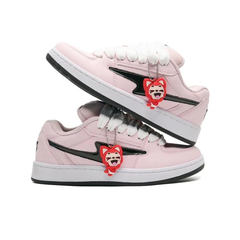 ALI THE FOX Thermal, Slip Resistant, Abrasion Resistant, Breathable Low Top Skateboard Shoes Unisex-4
