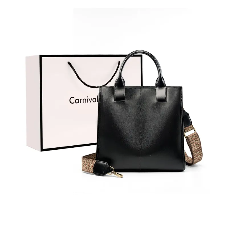 Carnival Keep Cow Leather Handbags Shoulder Bag Crossbody Bag Medium Size Women's Multicolor-10
