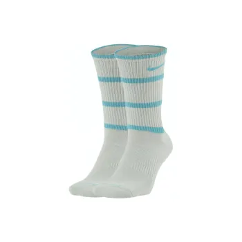 Nike Mid Calf Socks Unisex 2 Pack Light Grass Green