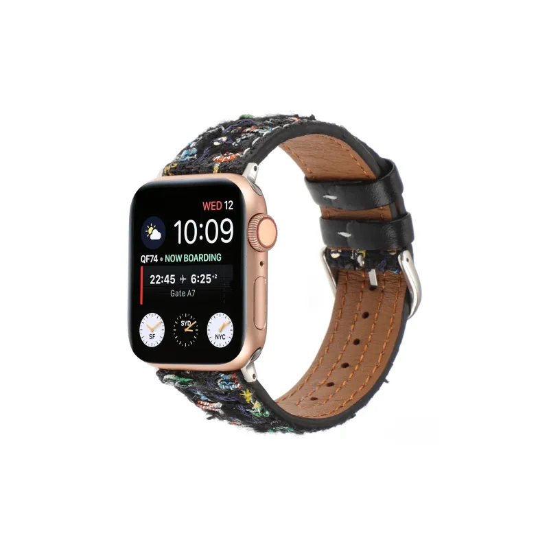 AOMN Watch Band Apple Compatibility Plush Material-5