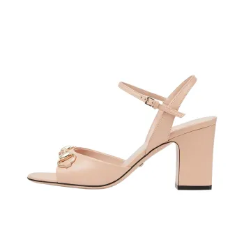 GUCCI Horsebit Strap Sandals 7.5cm Women's Pink