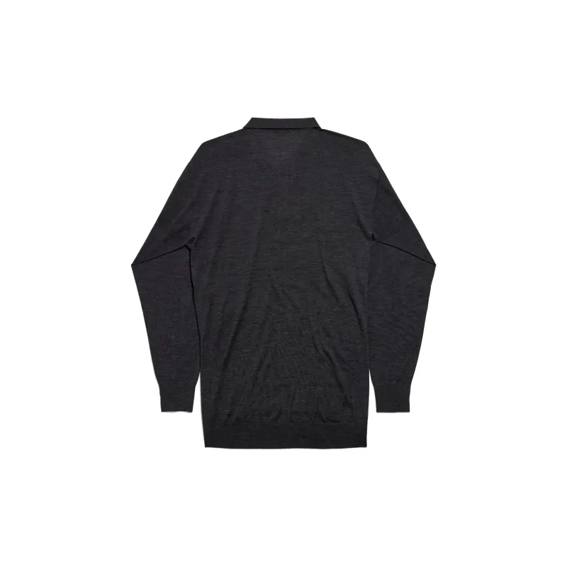 Balenciaga Polo Shirt Men's Dark Gray-1