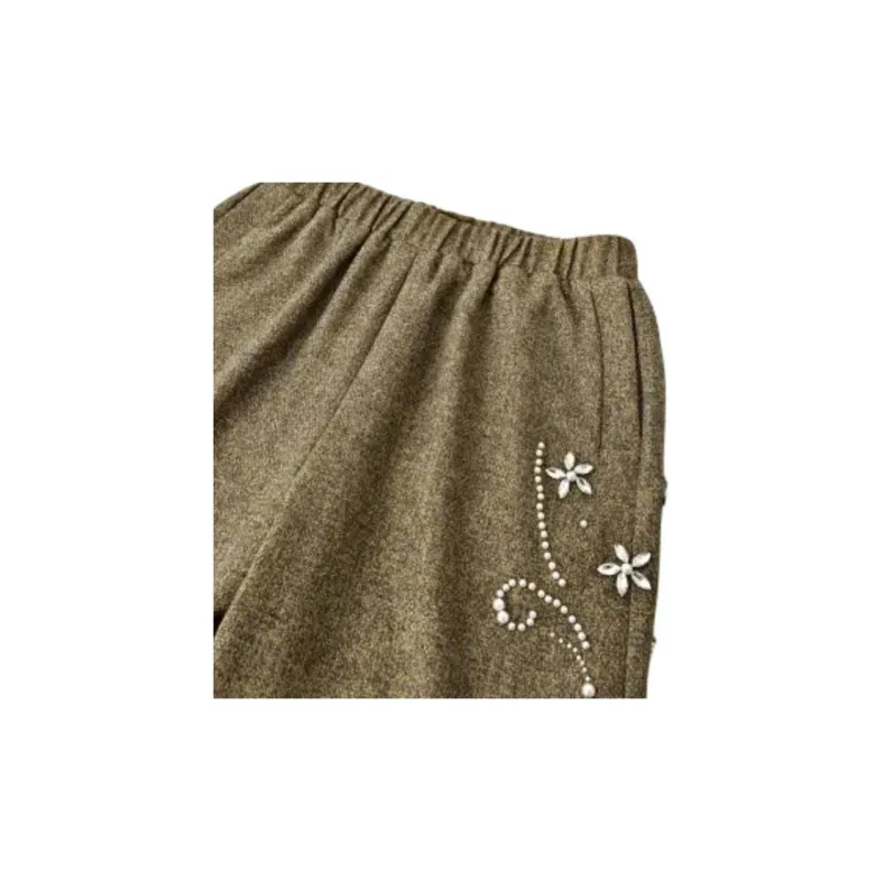 BIRTH OF ROYAL CHILD Casual Pants Unisex Green-2