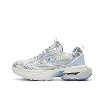 Champion Low Top Running Shoes Women's Silver White/Moonstone Blue