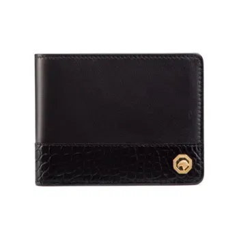 STEFANO RICCI Calfskin Wallet Men's Black