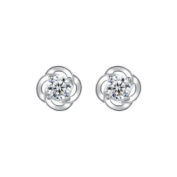 LAOYINFANG Sterling Silver Stud Earrings Women's
