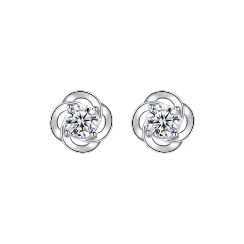 LAOYINFANG Sterling Silver Stud Earrings Women's