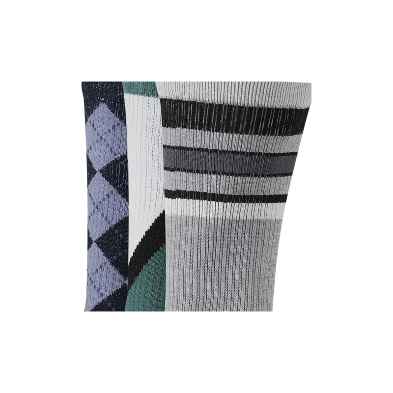 Nike Mid Calf Socks Unisex 3 Pack Multicolor-2