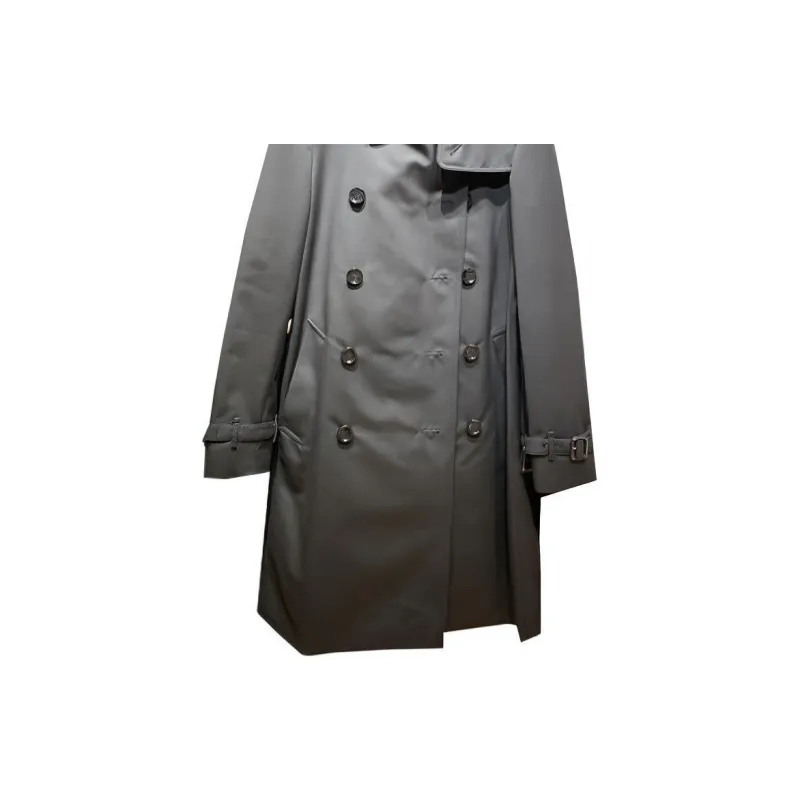 Burberry Trench Coat Men's Black-3