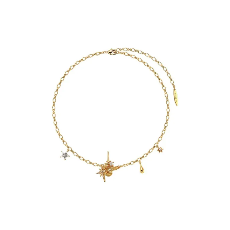 BOONEE ALUS Karat Gold/White Gold Plated Copper Necklaces Women's-0