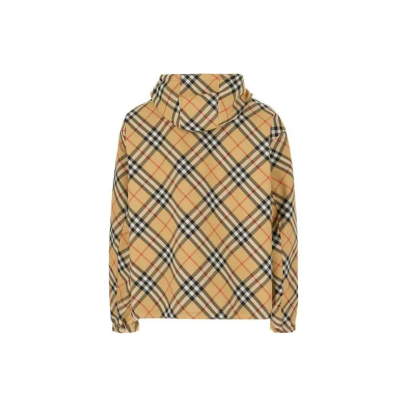 Burberry Checked Hooded Reversible Jacket-1